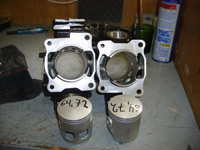 Getuned yamaha rd 350 ypvs Fll cilinders