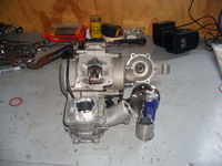 stage3 getuned minibike motorblokje